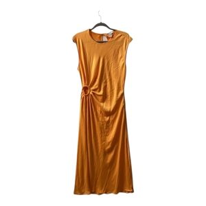 House of Harlow 1960 | Dresses | House Of Harlow Elegant Brown Satin Slip  Dress With Lace Trim | Poshmark